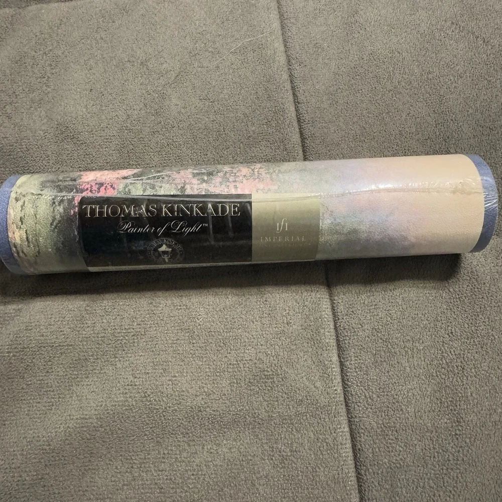Thomas Kinkade Wall Boarder Painter of Light Prepasted 5 yds Imperial 1999 - New